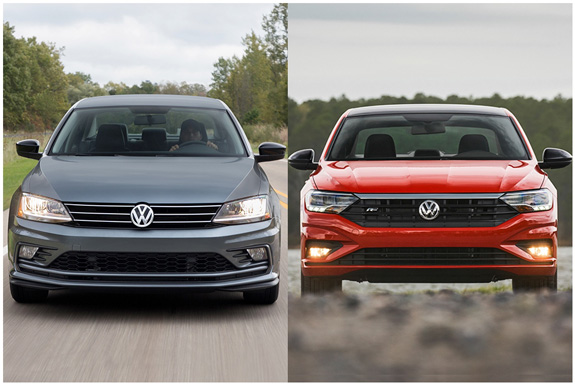 Сравнить 2018 против 2019 года Volkswagen Jetta, в чем разница?