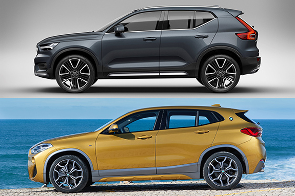 Сравнить 2019 Volvo XC40 и 2018 BMW X2: что лучше?